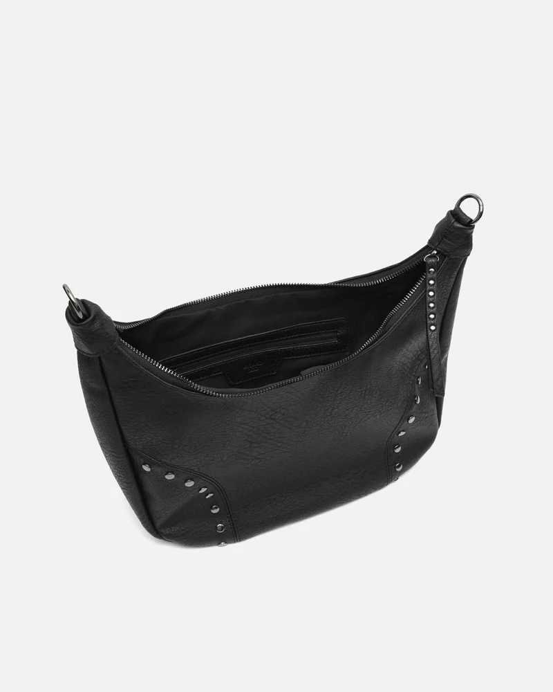 Serenitys bolso bandolera con detalles metálicos