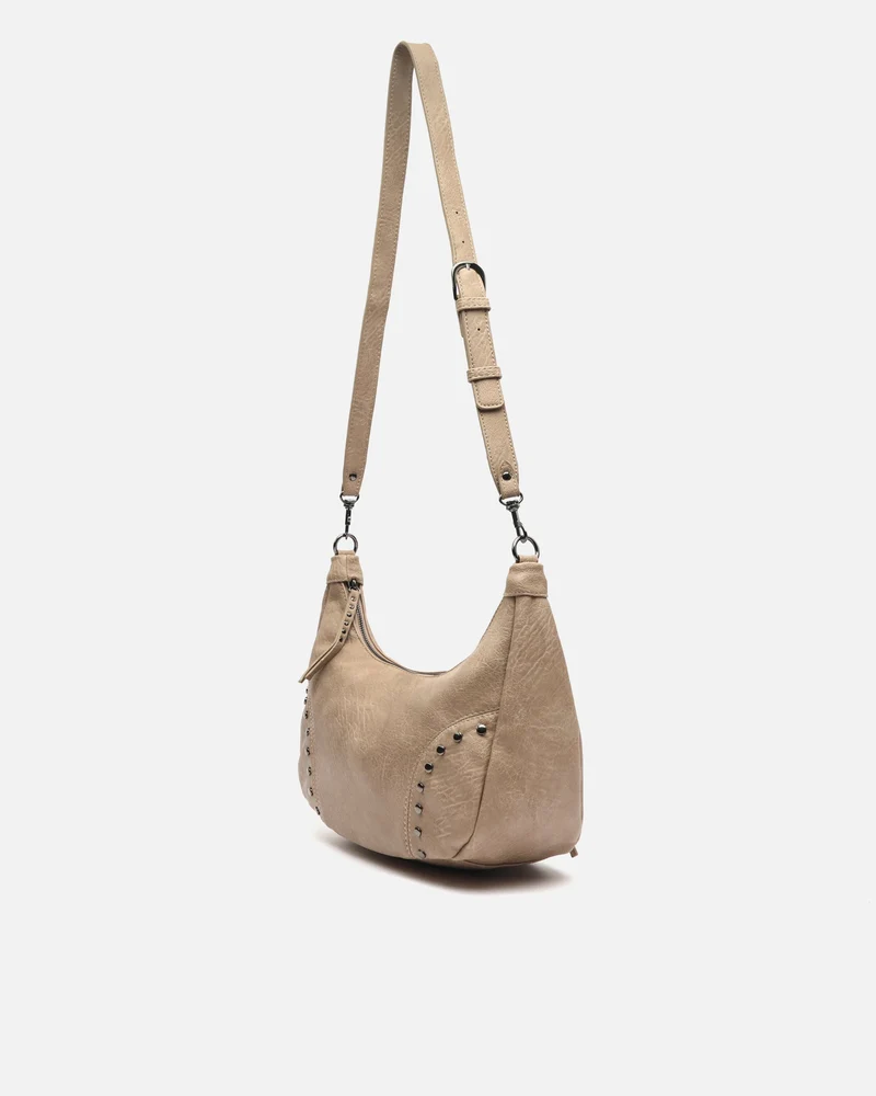 Serenitys bolso bandolera con detalles metálicos