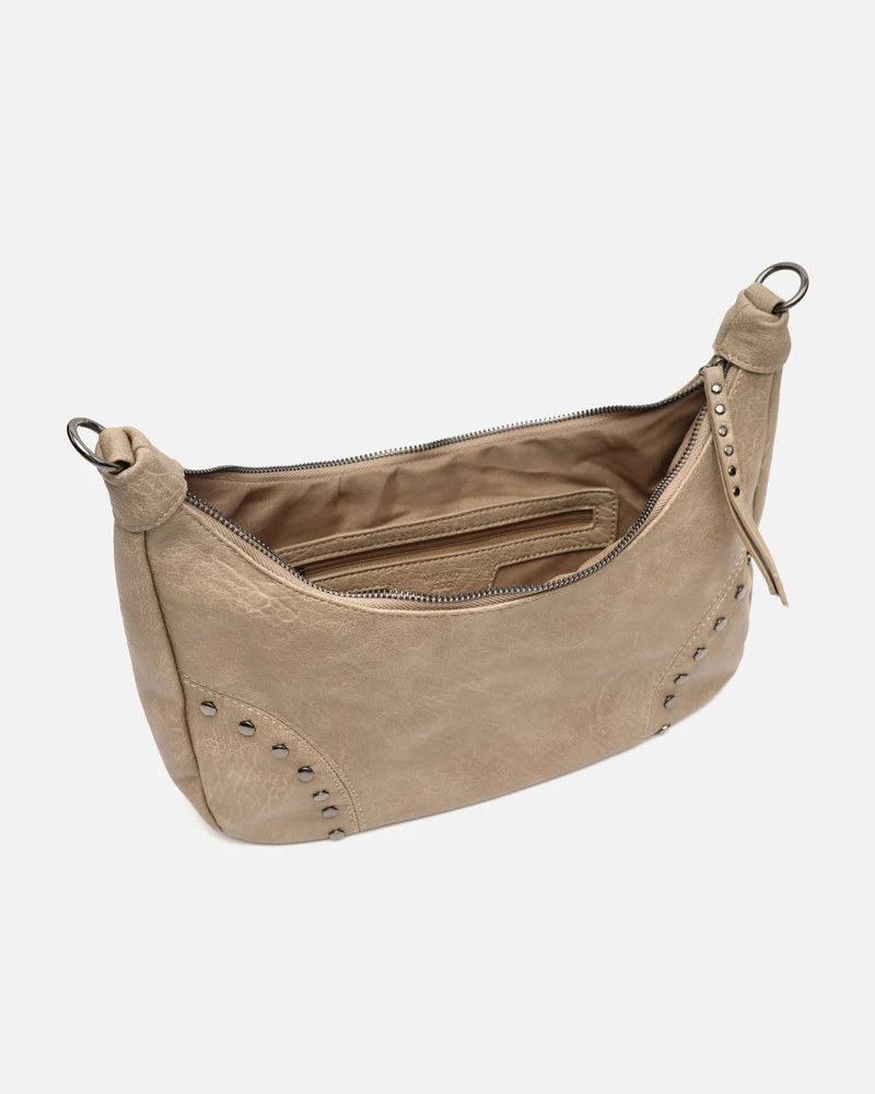 Serenitys bolso bandolera con detalles metálicos