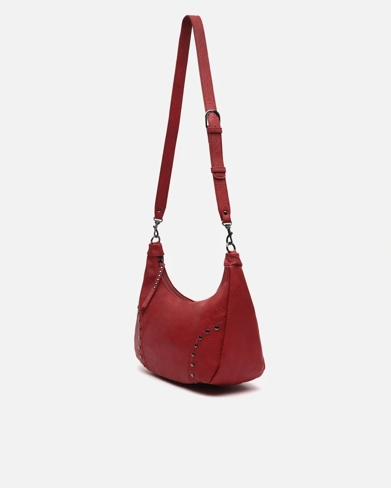 Serenitys bolso bandolera con detalles metálicos