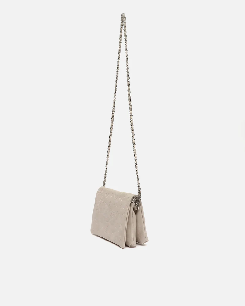 Startin bolso bandolera pequeño con solapa y grabado de estrellas