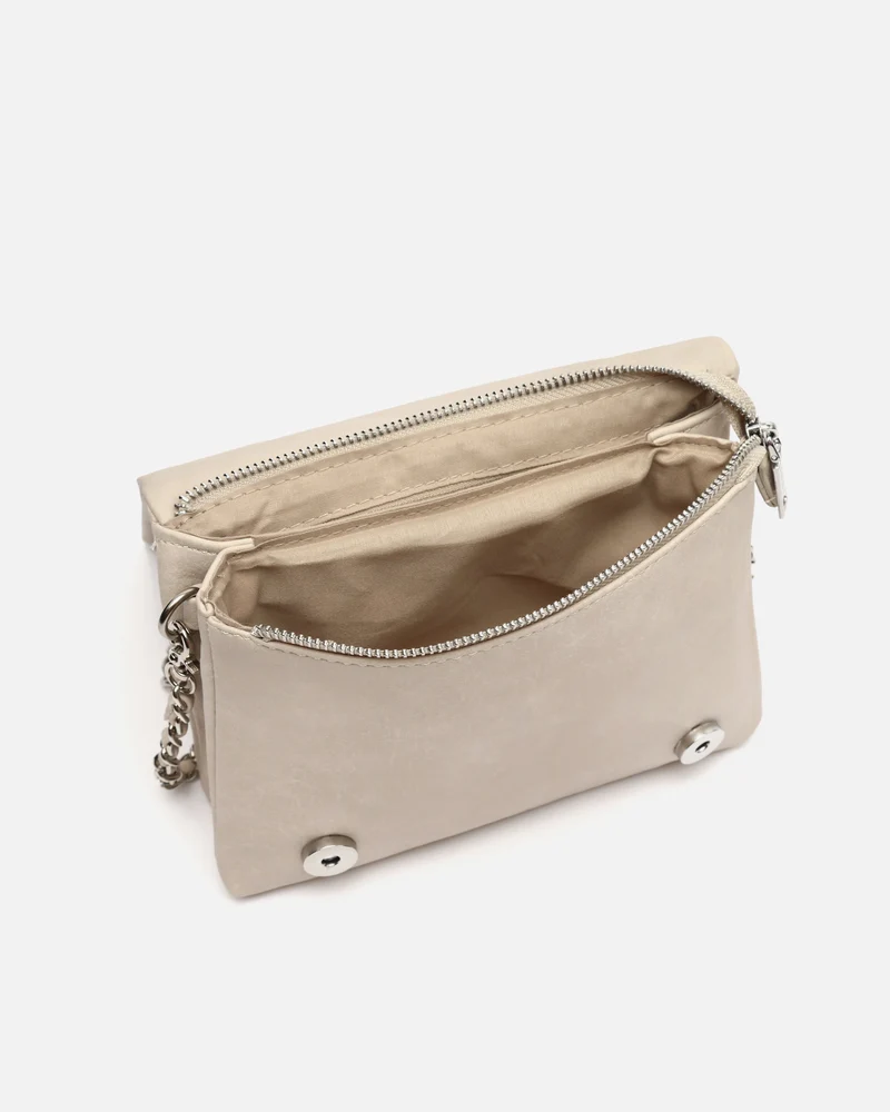 Startin bolso bandolera pequeño con solapa y grabado de estrellas