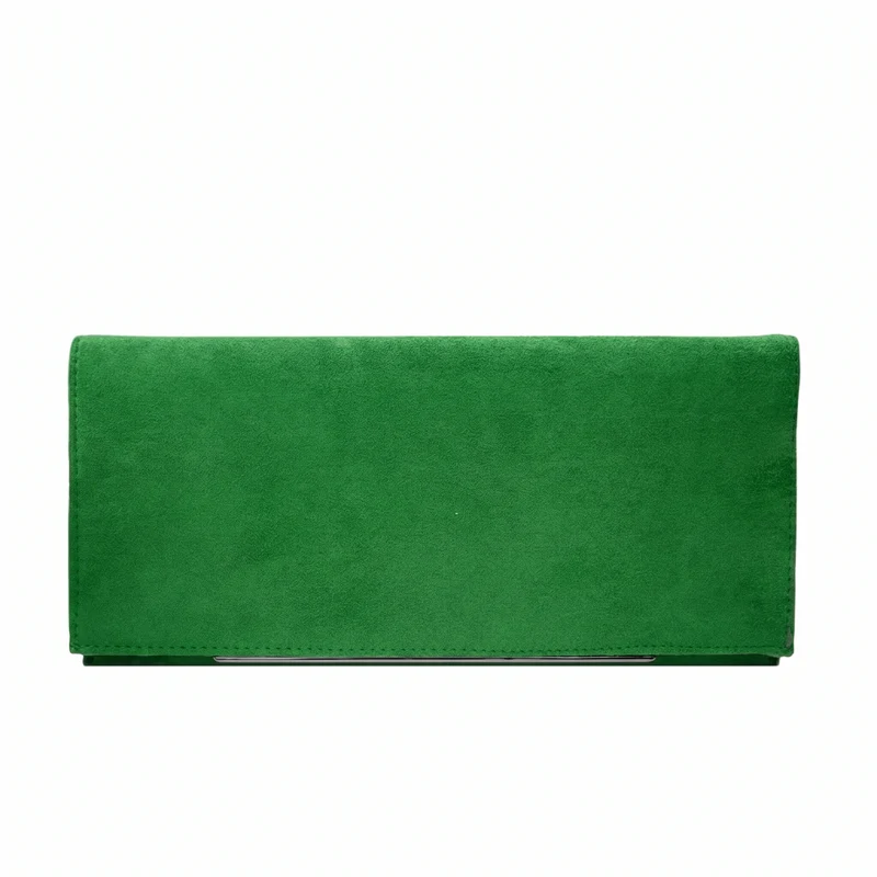 Bolso Sobre Cromo Verde Primavera