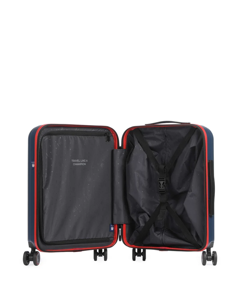 Travelite NFL Maleta con 4 ruedas new england patriots