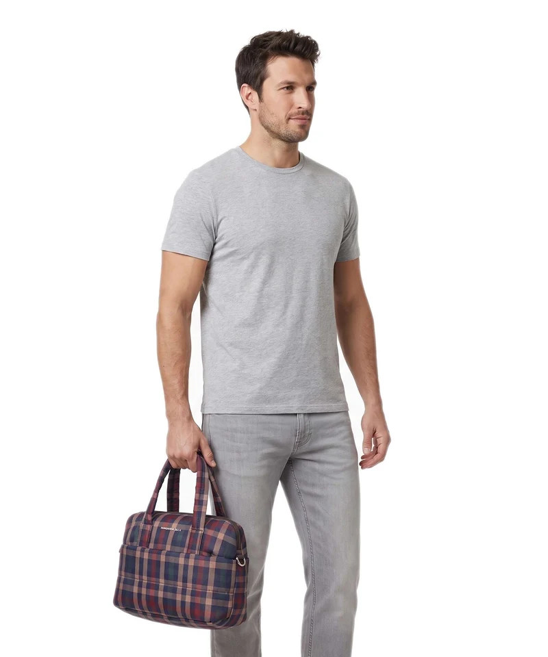 Mandarina Duck Tartan Bolso de mano tartan brown