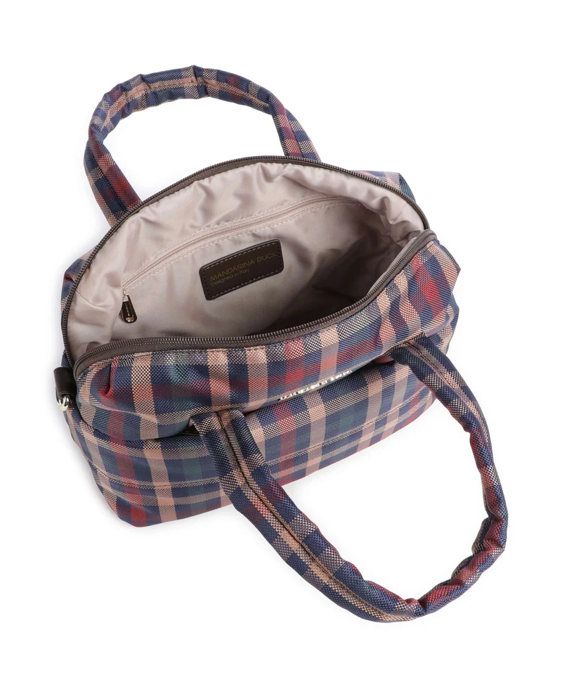 Mandarina Duck Tartan Bolso de mano tartan brown