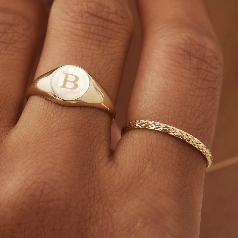 Isabel Bernard Rivoli Laura 14 karaat gouden ring IB330064-60