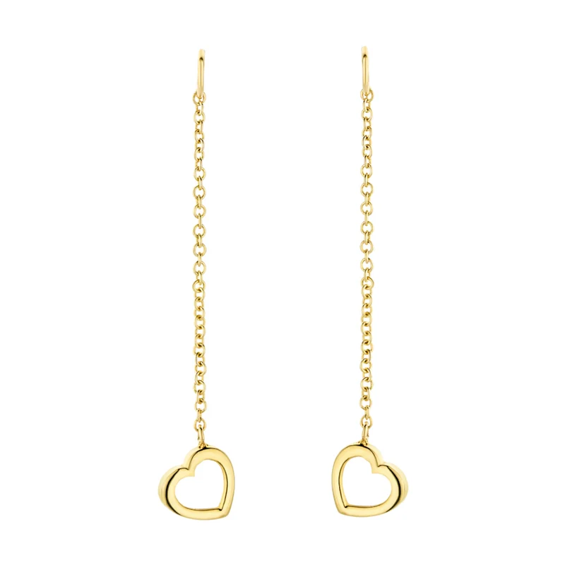 Blush 14 Karaat Gouden Oorbedels 9084YGO