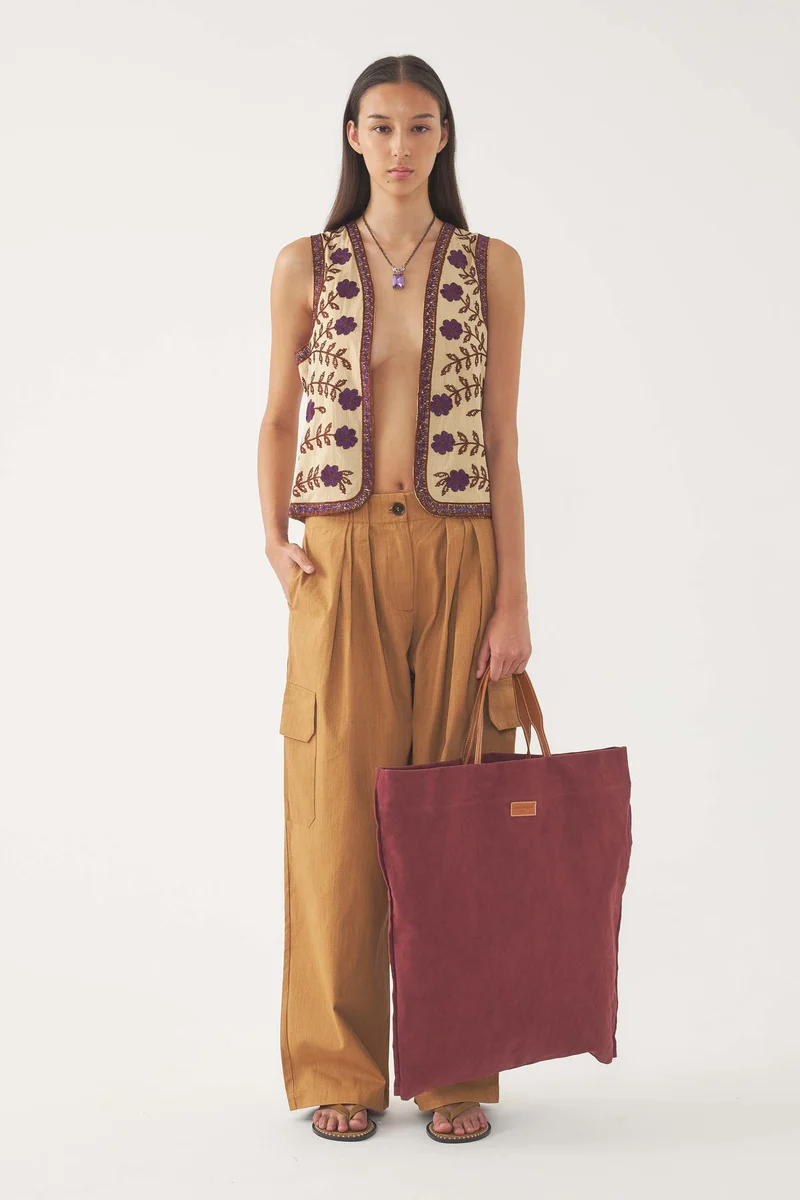 Gilet brodé Ary