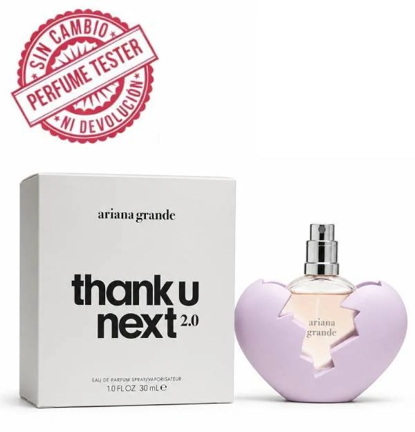 Ariana Grande Thank U Next 2.0 EDP 30 ML Tester Sin Tapa (M)
