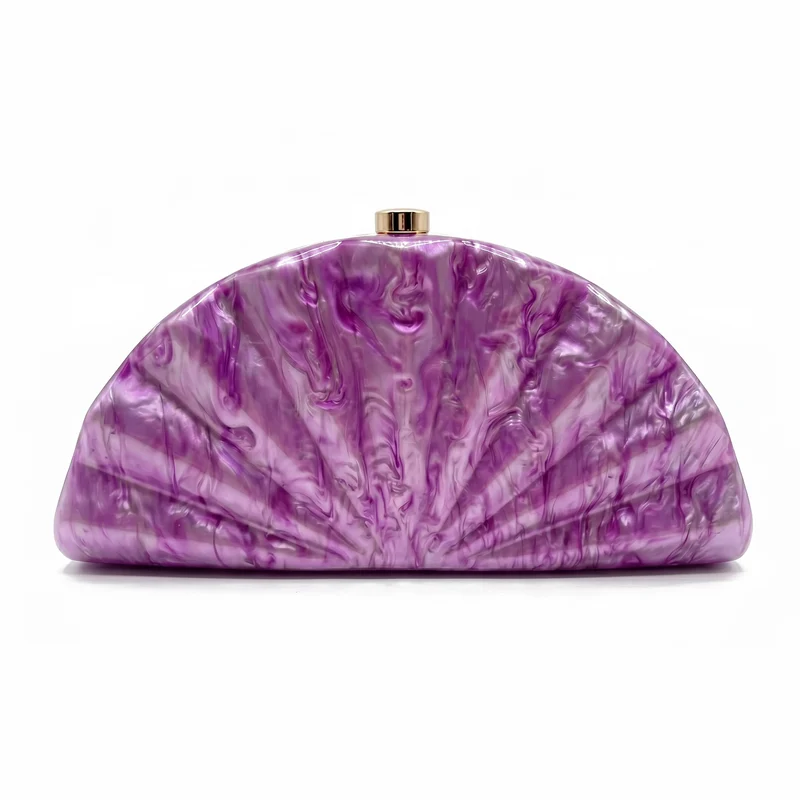 Clutch Fania Morado