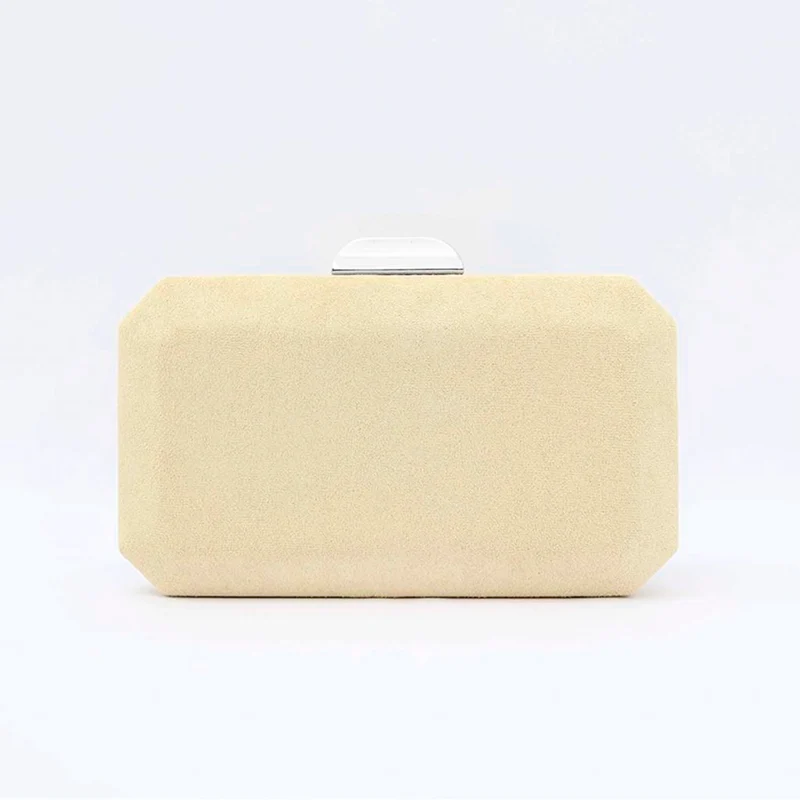 Cartera Octogon Plata Beige