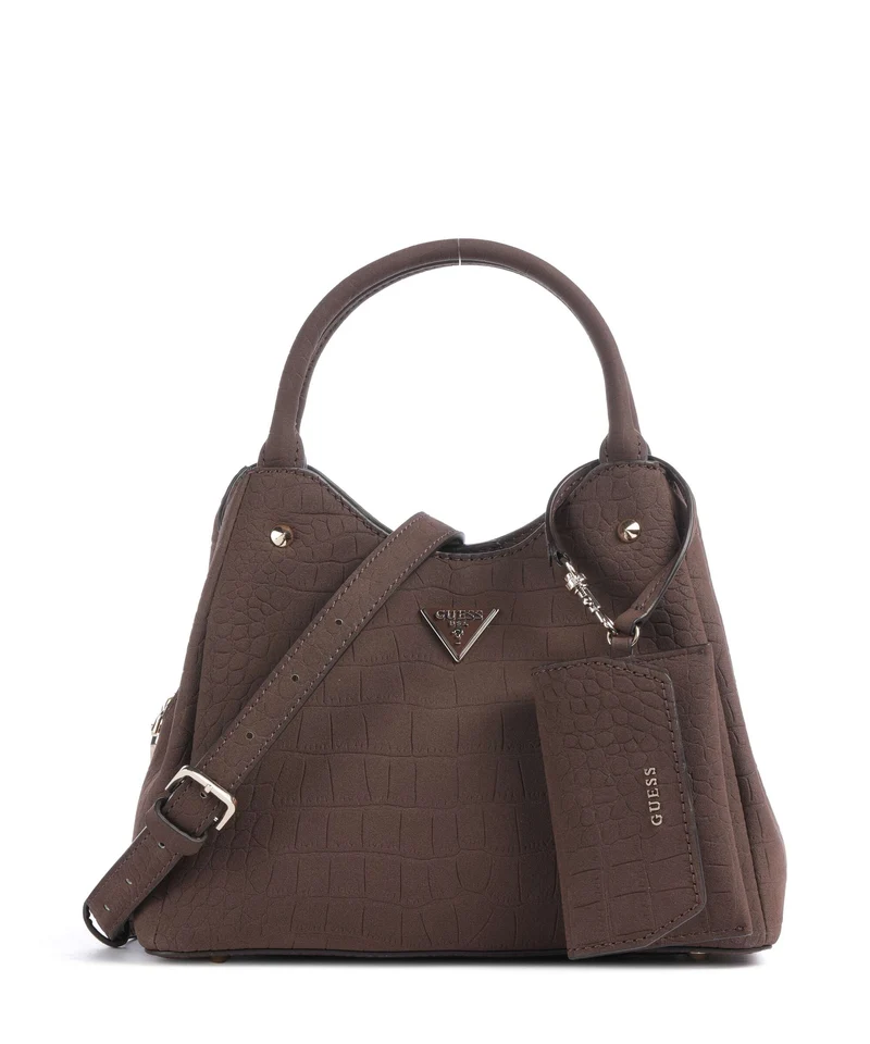 Guess Lorella Girlfriend Small Bolso de mano espresso