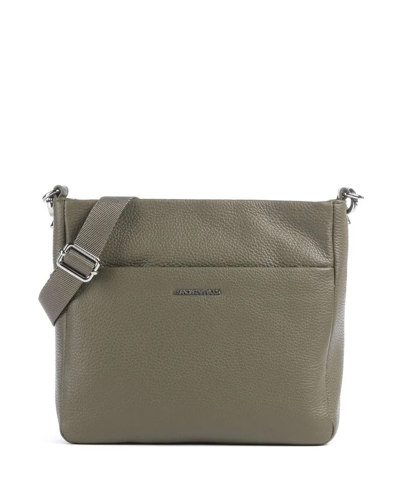 Mandarina Duck Mellow Leather Bandolera winter olive