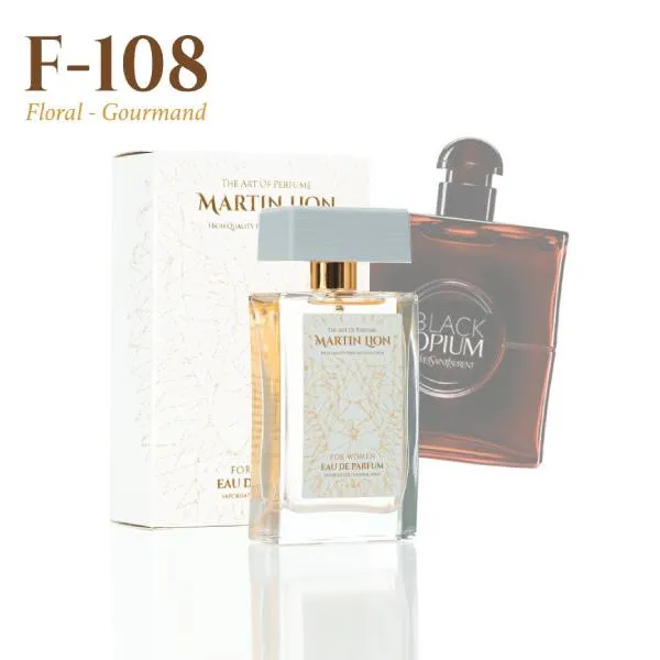 Martin Lion F108-Inspiracion Yves Saint Laurent Black Opium Over Red EDP 50 ML (M)