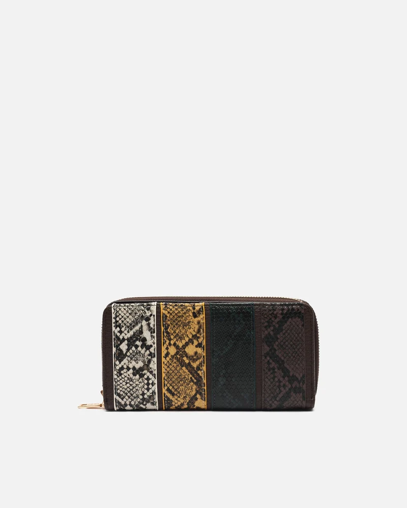 Toksa monedero grande con estampado animal print
