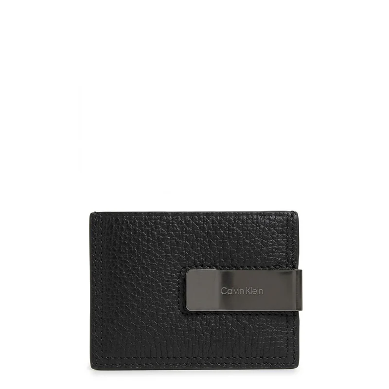 Calvin Klein Minimalism Zwarte Leren Pasjeshouder K50K509613BAX