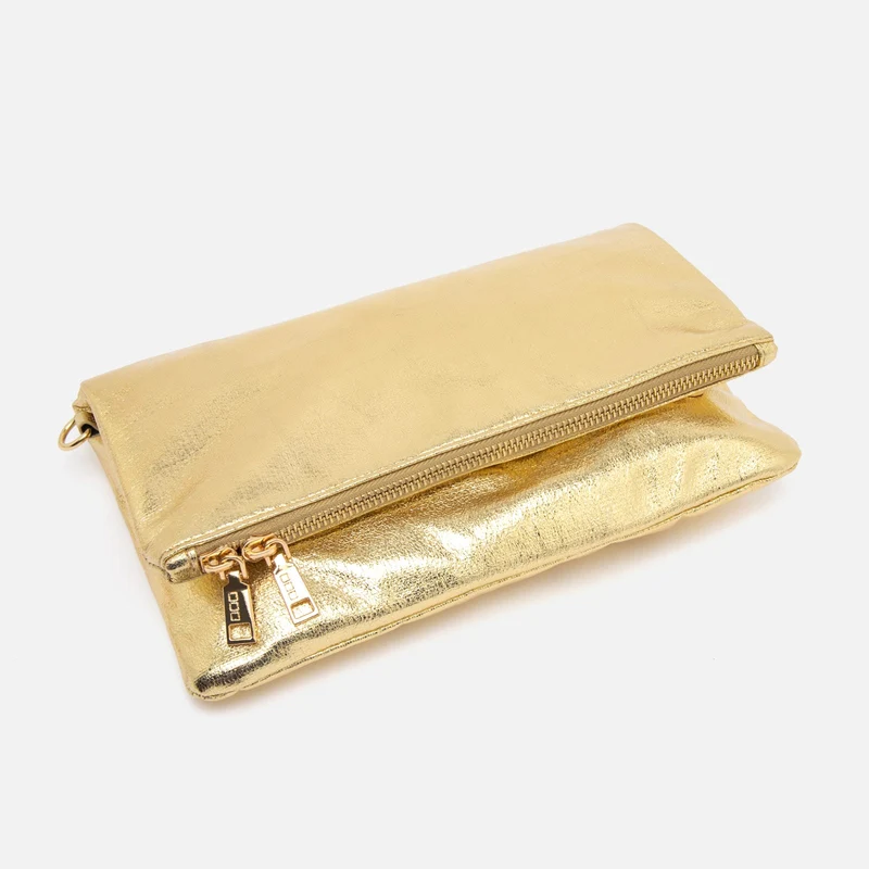 Nagiva bolso bandolera de fiesta con doble correa y acabado metalizado ED.