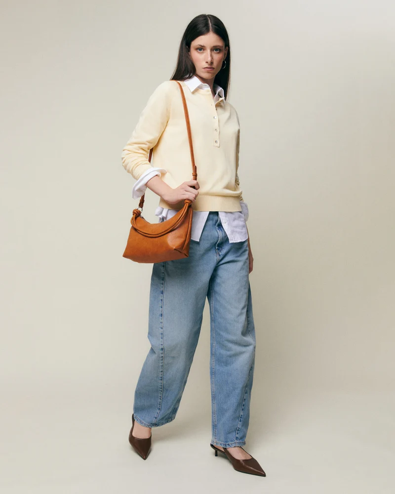 Clau bolso de hombro pequeño con asa bandolera extraíble