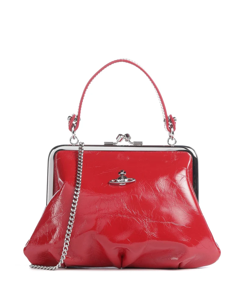 Vivienne Westwood Granny Frame Naplak Bolso de mano red