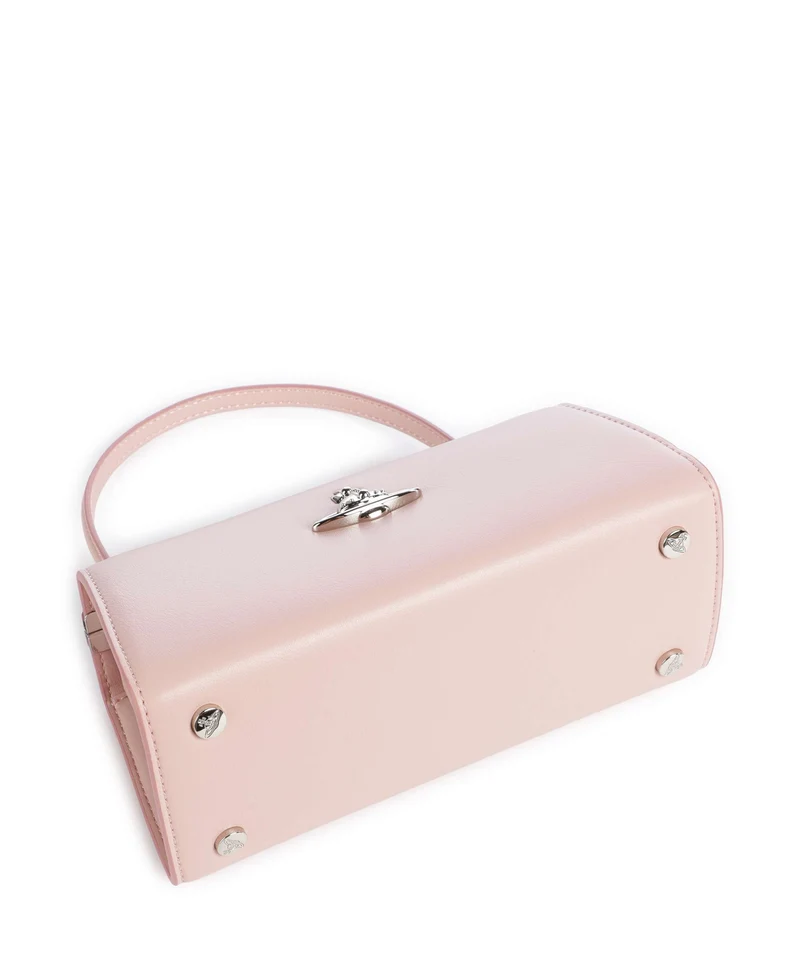 Vivienne Westwood Doll Frame Smooth XL Bolso de mano pastel pink