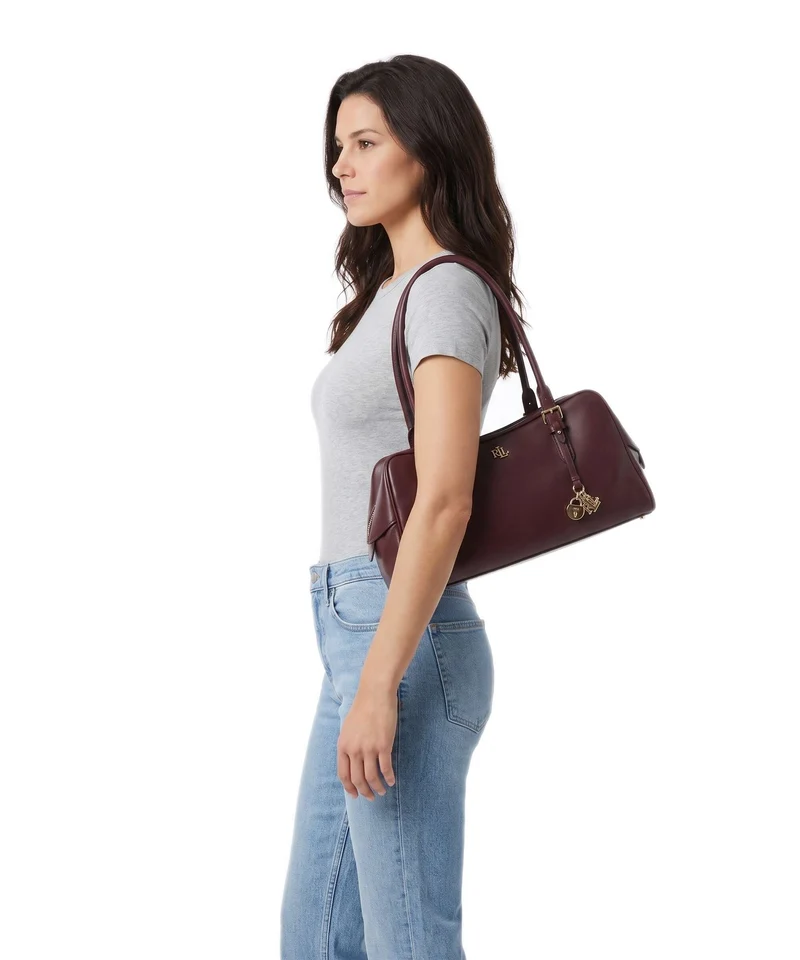 Lauren Ralph Lauren Marcy Bolso de hombro dark garnet