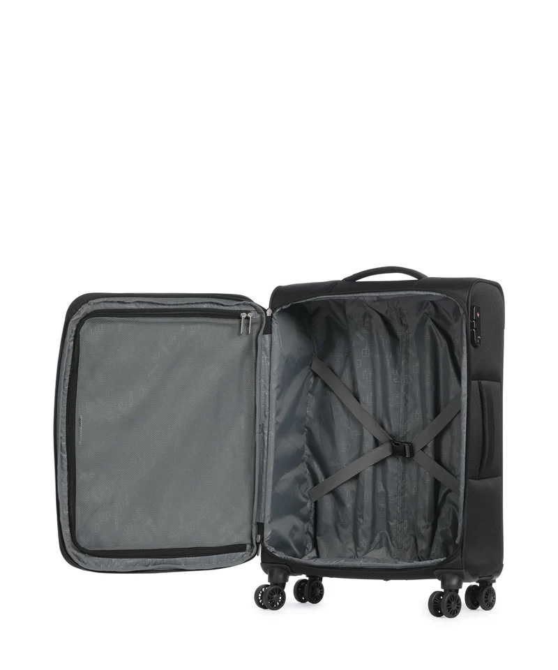 American Tourister Nitestream Juego de maletas (4 ruedas) black/grey