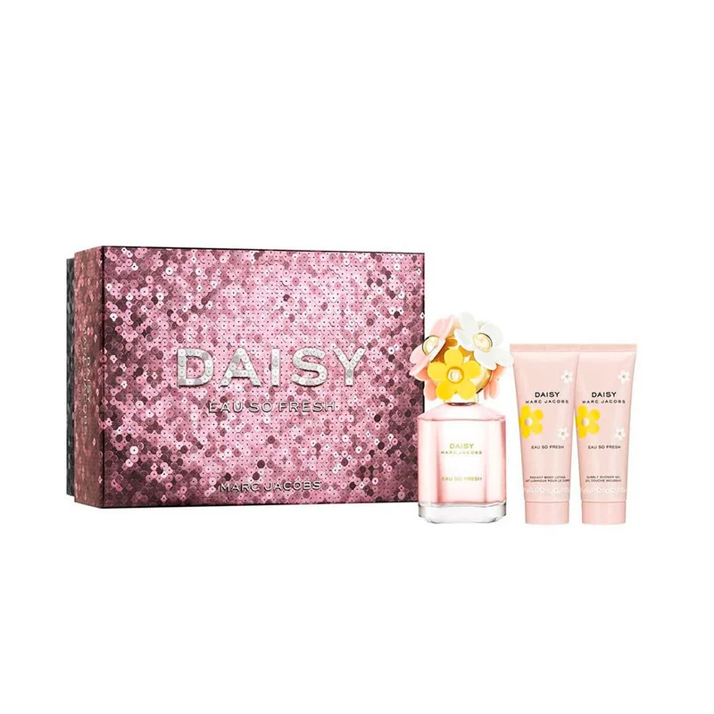 Marc Jacobs Set Daisy EDT 75 ML + BL 75 ML + GD 75 ML