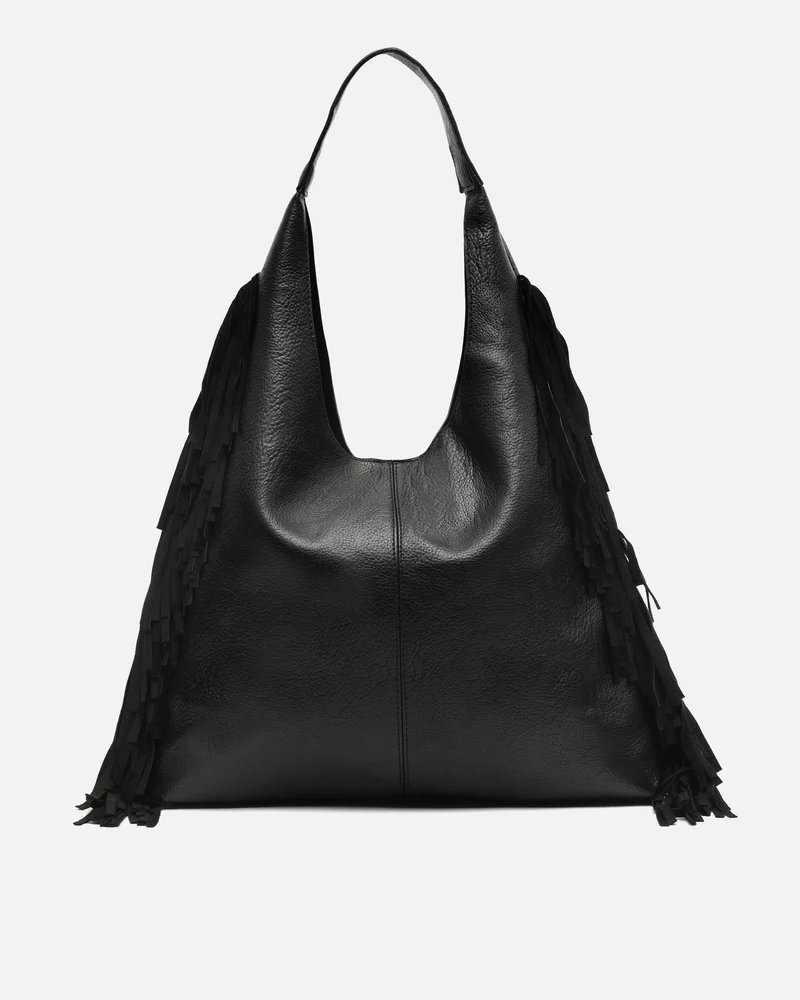 Frinpo bolso hobo con neceser extraíble y detalle flecos
