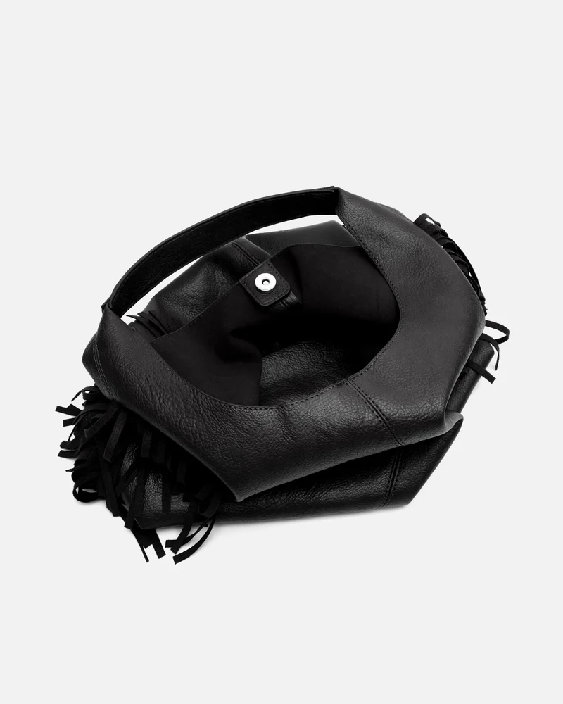 Frinpo bolso hobo con neceser extraíble y detalle flecos