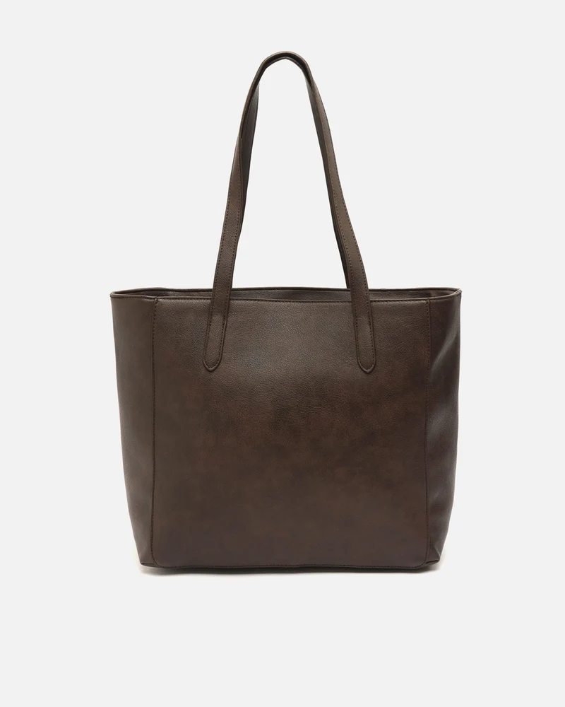Catrinas bolso shopper grande con detalles metálicos y flecos