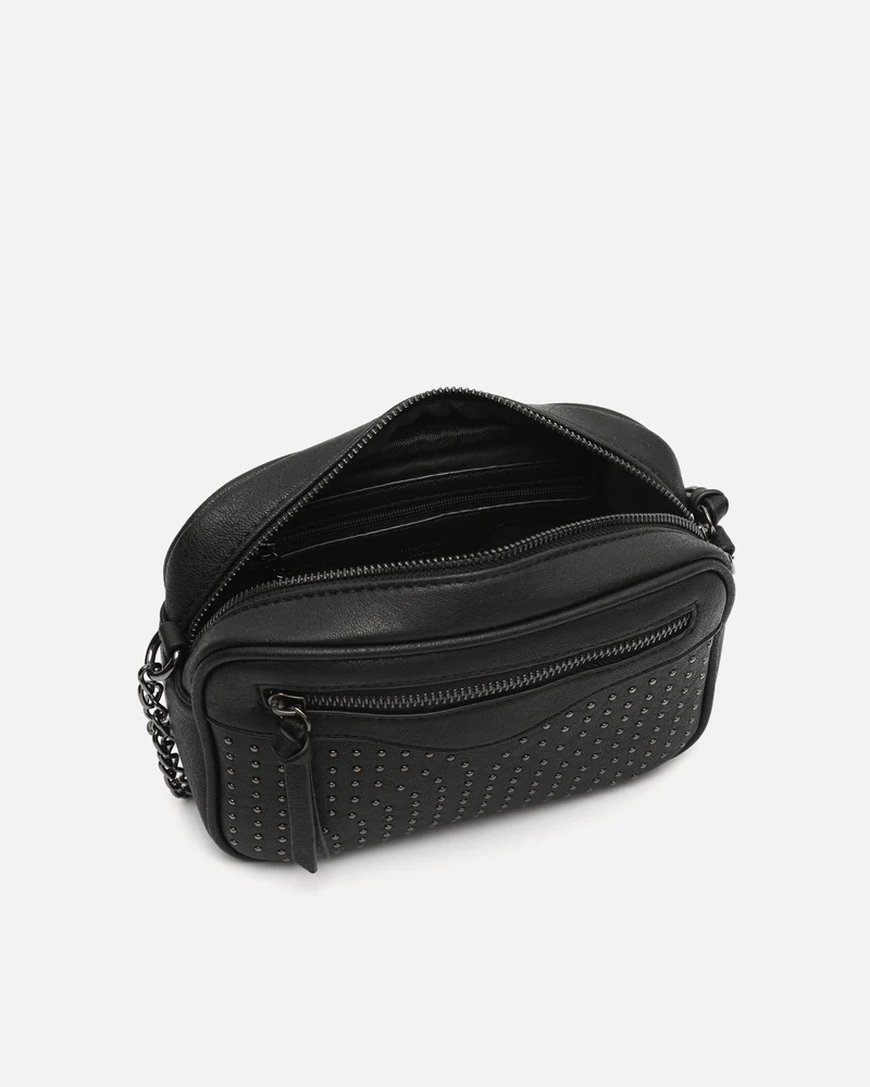 Koretos bolso bandolera pequeño con detalles metálicos