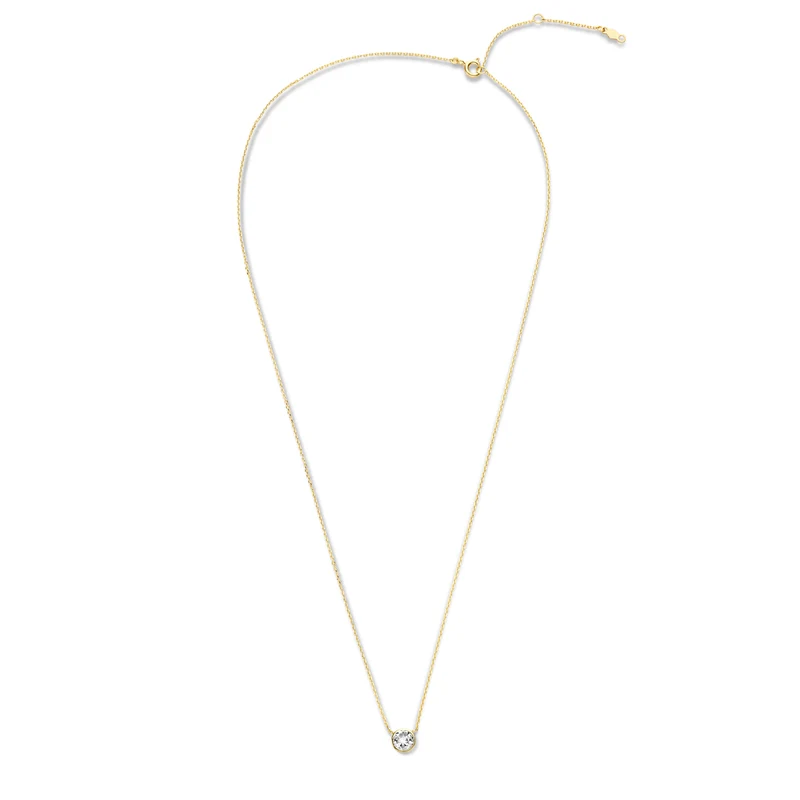 Violet Hamden Venus 925 Sterling Zilveren Gold Plated Ketting met Geboortesteen VH340010-SEP