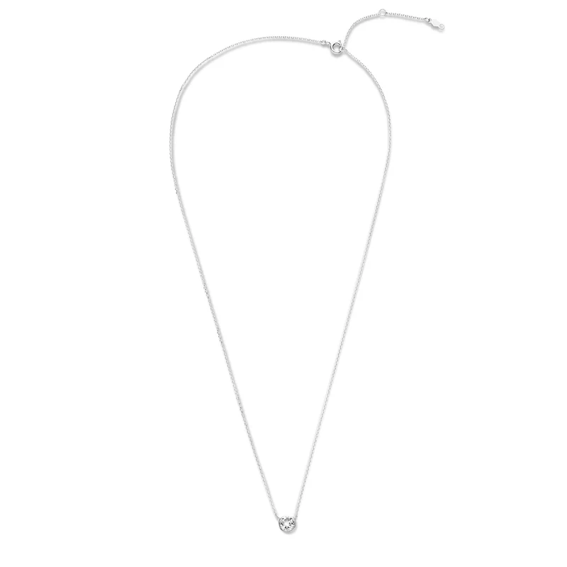 Violet Hamden Venus 925 Sterling Zilveren Ketting met Geboortesteen VH340009-DEC