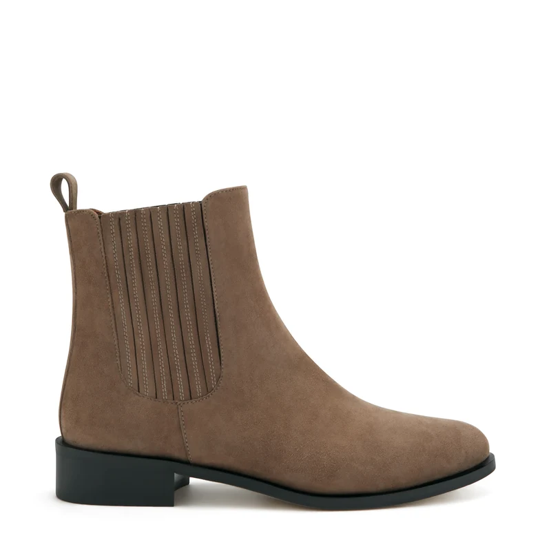 Isabel Bernard Vendôme Chey Taupe Suède Chelsea Boots IB53000SS-178-36