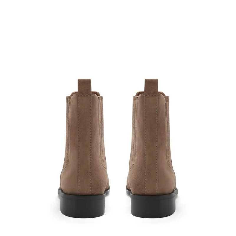 Isabel Bernard Vendôme Chey Taupe Suède Chelsea Boots IB53000SS-178-36