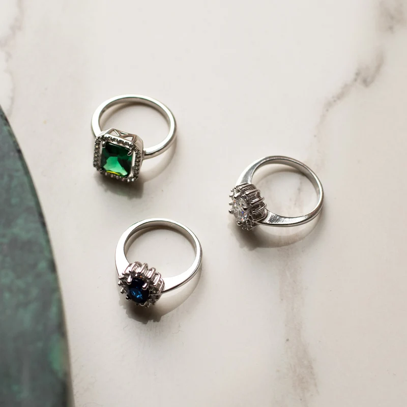 Parte di Me Mia Colore Verdi 925 sterling zilveren ring PDM33020-60