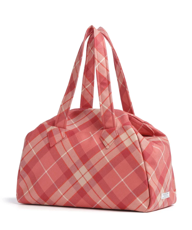 Vivienne Westwood Archive Wool Tartan Large Bolsa shopping fraser pink