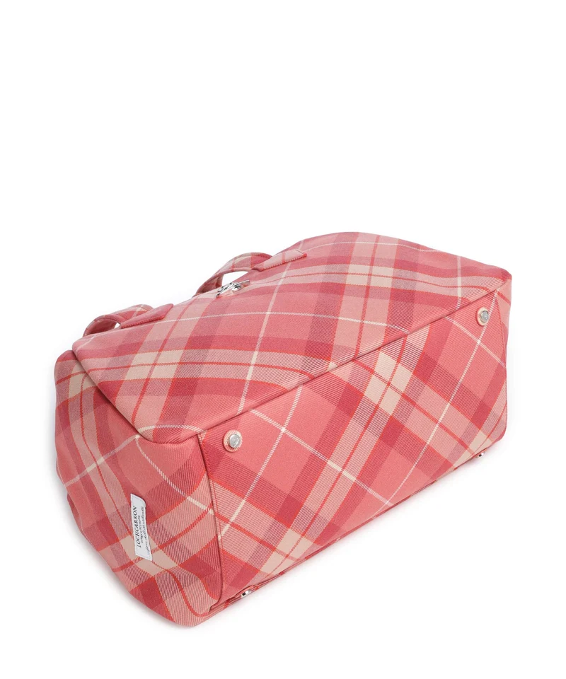 Vivienne Westwood Archive Wool Tartan Large Bolsa shopping fraser pink