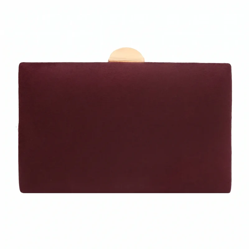 Cartera Invitada Vino Tinto