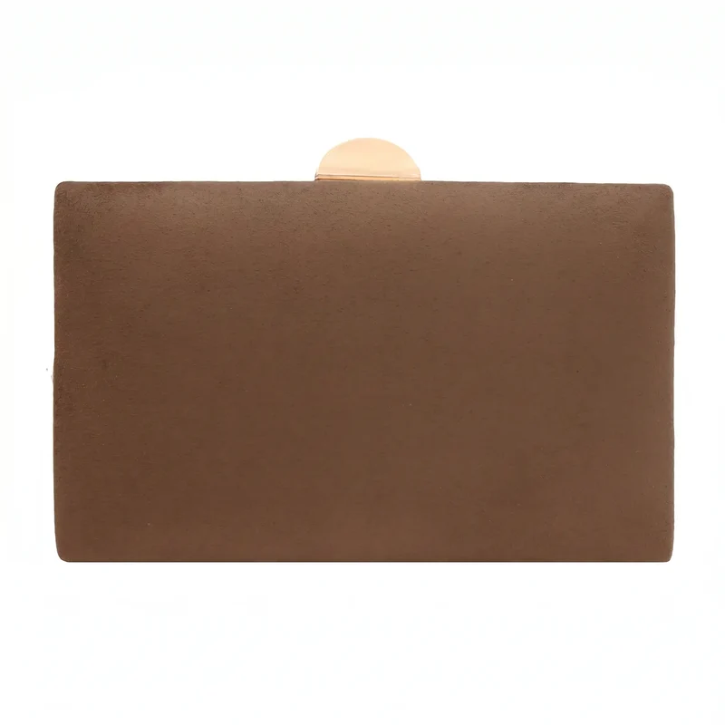 Cartera Invitada Marrón Moka
