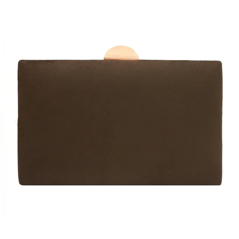 Cartera Invitada Marrón oscuro