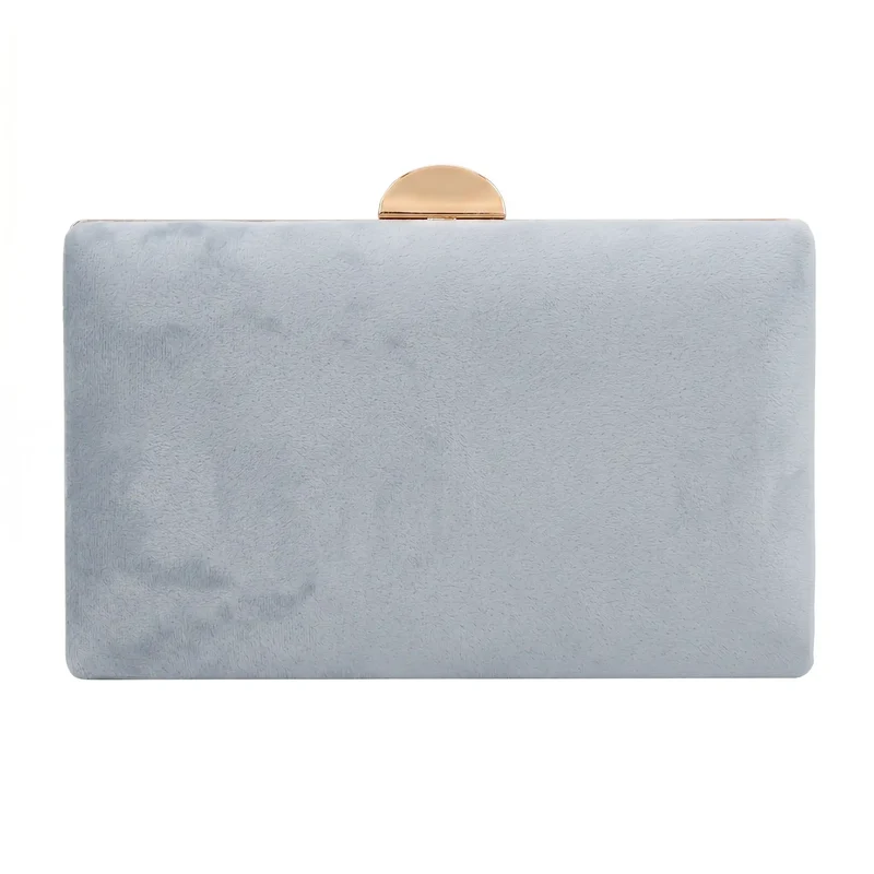 Cartera Invitada Gris