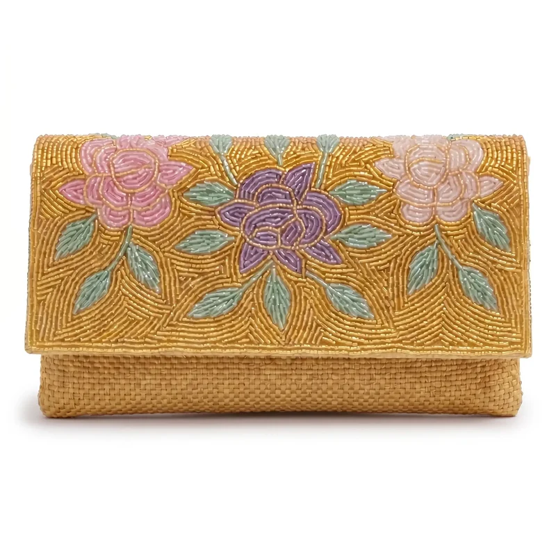 Bolso Sobre Petalina Dorado