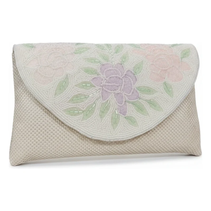 Bolso Sobre Pastela Blanco Crema