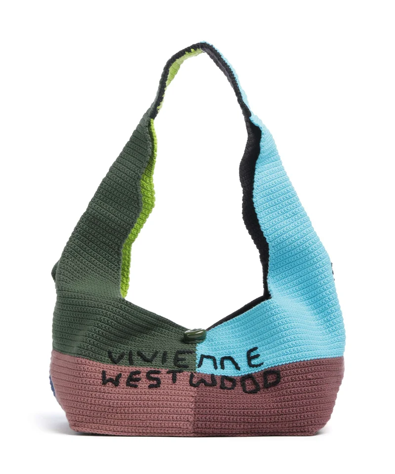 Vivienne Westwood Ellie Crochet Bolso de hobo multi patchwork