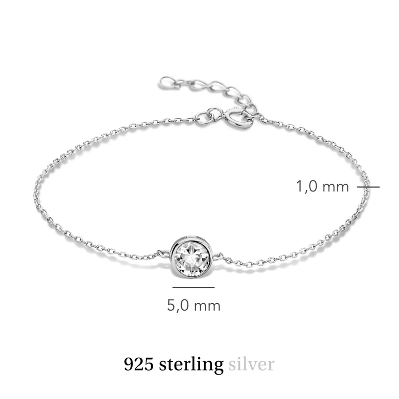 Violet Hamden Venus 925 Sterling Zilveren Armband met Geboortesteen VH320009-JUL
