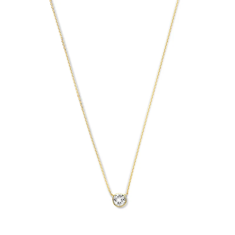 Violet Hamden Venus 925 Sterling Zilveren Gold Plated Ketting met Geboortesteen VH340010-JUN