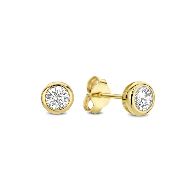 Beloro Jewels Monte Napoleone Lucilla 9 karaat oorknoppen BO360012