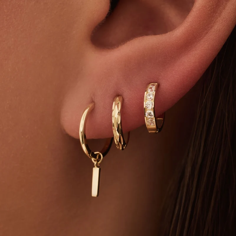 Beloro Jewels Monte Napoleone Stella 9 karaat oorringen BO360067
